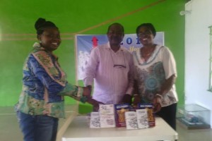 Passing on books to churches in Nigeria